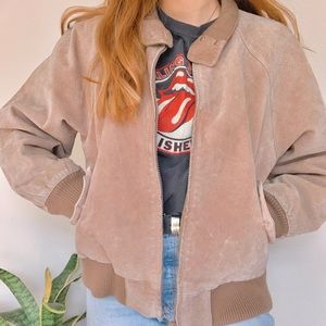 100% SUEDE LEATHER JACKET